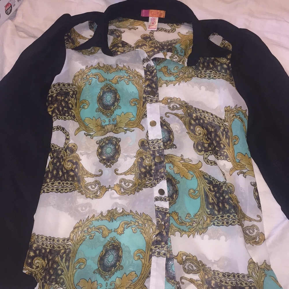 Long sleeve blouse